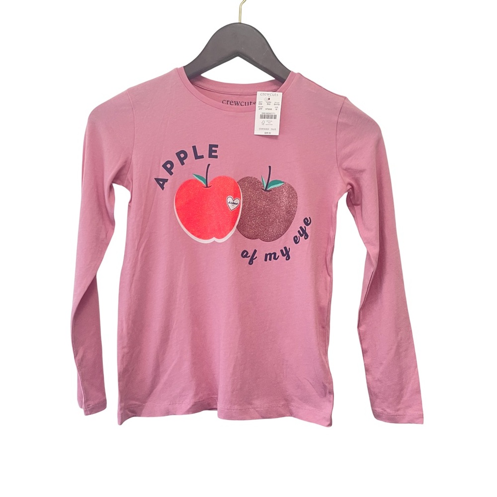 NWT crewcuts long sleeve girls t shirt sz M